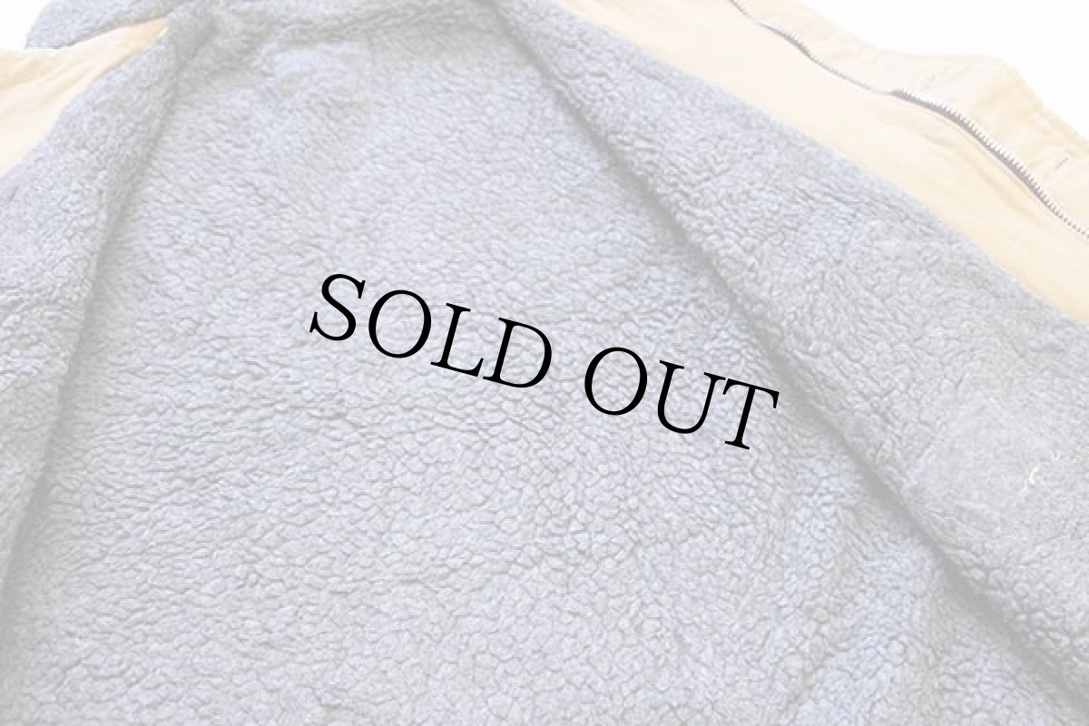 画像4: 80s 民間 N-1タイプ ボアライナー デッキジャケット カーキ (4)