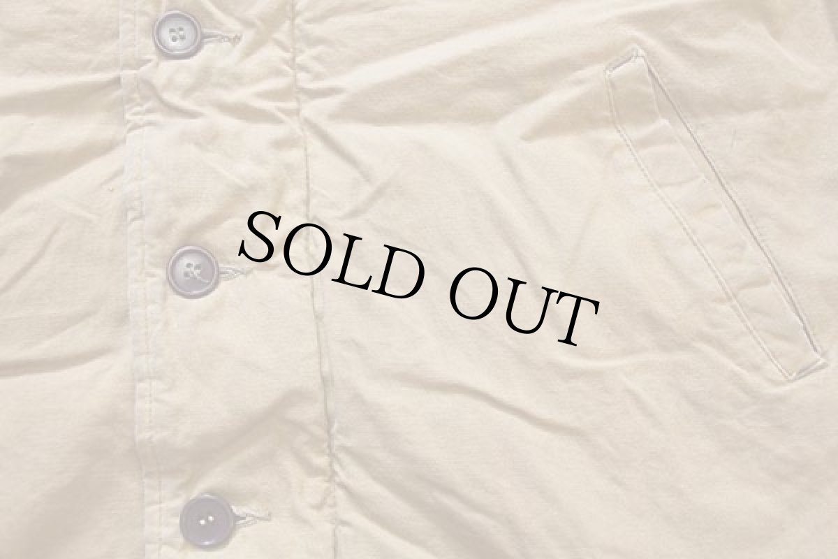 画像6: 80s 民間 N-1タイプ ボアライナー デッキジャケット カーキ (6)