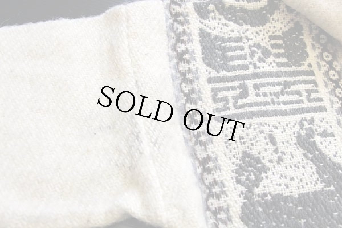 画像6: UNKNOWN フォークロア柄 ウール ラグパーカー (6)