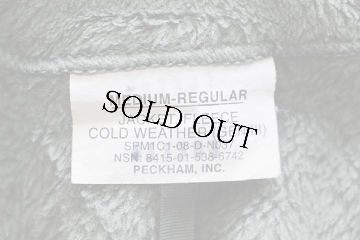 画像4: 00s 米軍 ECWCS GEN3 LEVEL3 POLARTEC フリースジャケット フォリアージグリーン M-R (4)