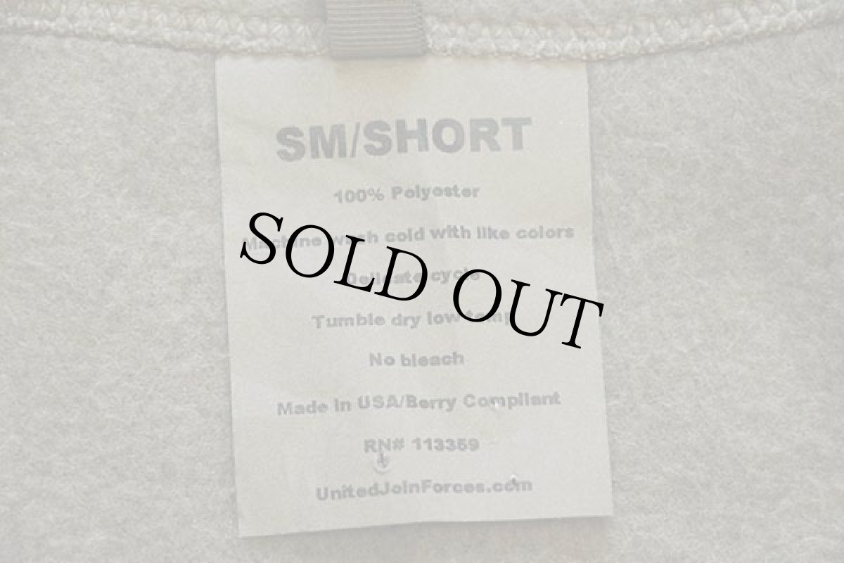 画像4: USA製 United Join Force フリースジャケット タン SM-S (4)