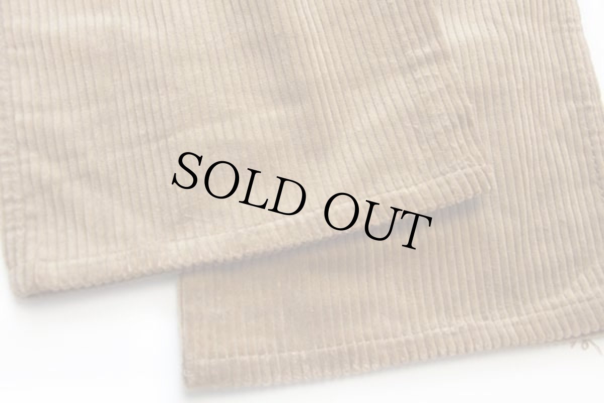 画像7: デッドストック★80s イタリア製 CARRERA 極太畝 コーデュロイパンツ 茶 w34 (7)