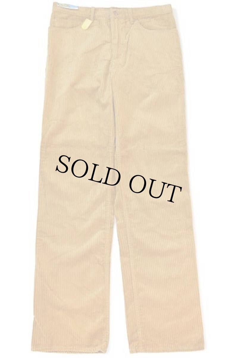 画像2: デッドストック★80s イタリア製 FIORUCCI 極太畝 コーデュロイパンツ 黄土色 w32 (2)