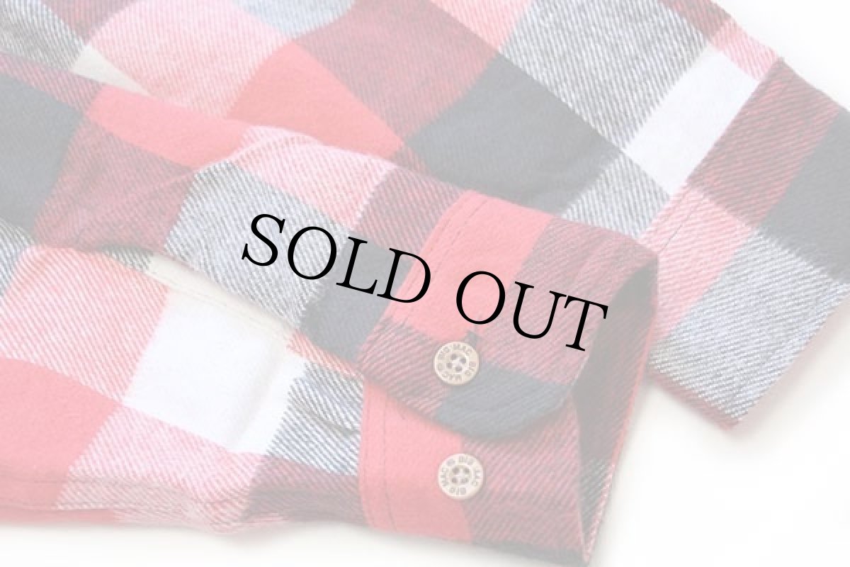 画像7: デッドストック★80s USA製 JCPenney BIGMACビッグマック ブロックチェック コットン フランネルシャツ MXT (7)