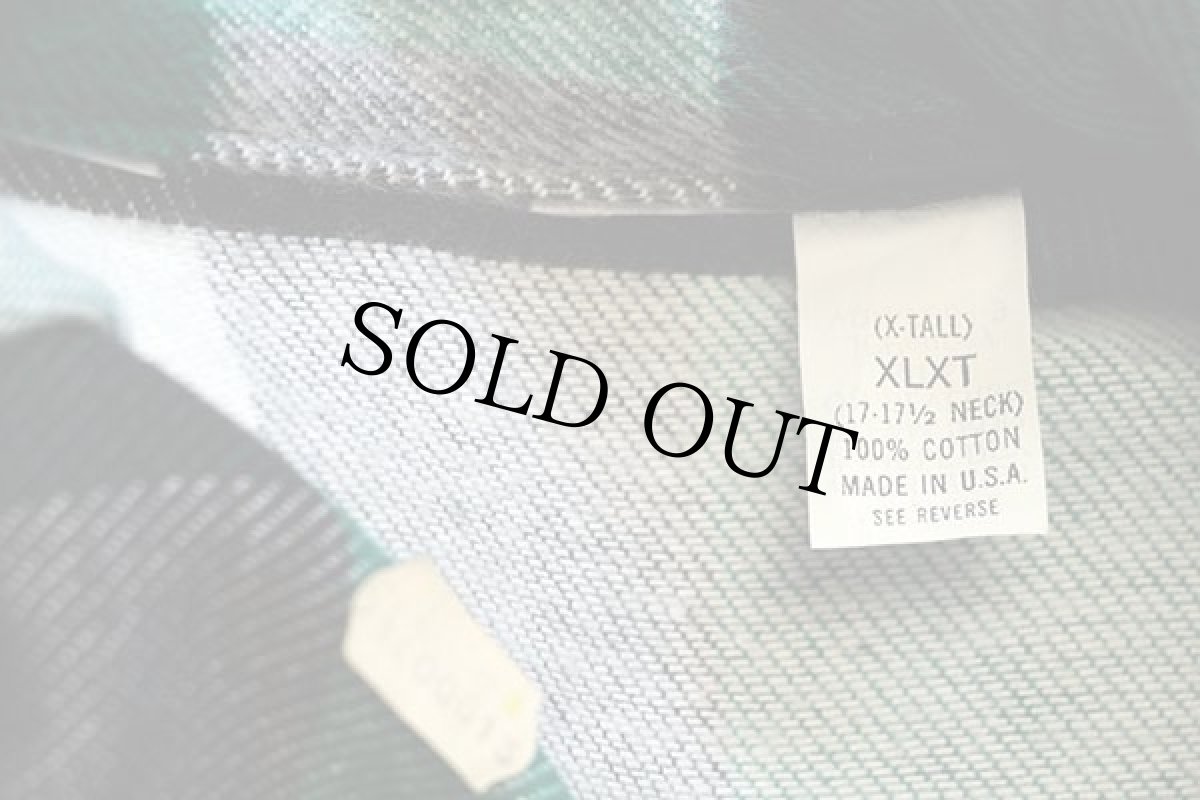 画像5: デッドストック★80s USA製 JCPenney BIGMACビッグマック ブロックチェック コットン フランネルシャツ XLXT (5)