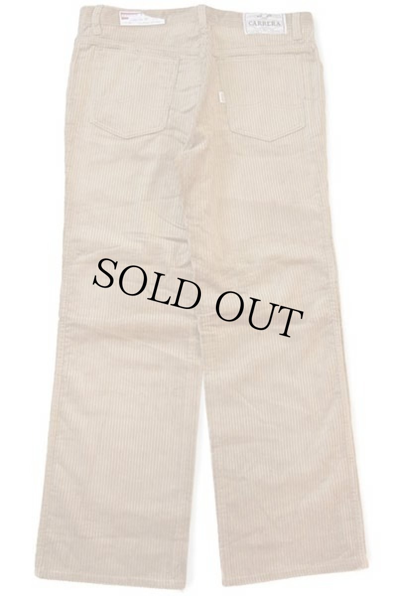 画像3: デッドストック★80s イタリア製 CARRERA 極太畝 コーデュロイパンツ 茶 w34 (3)