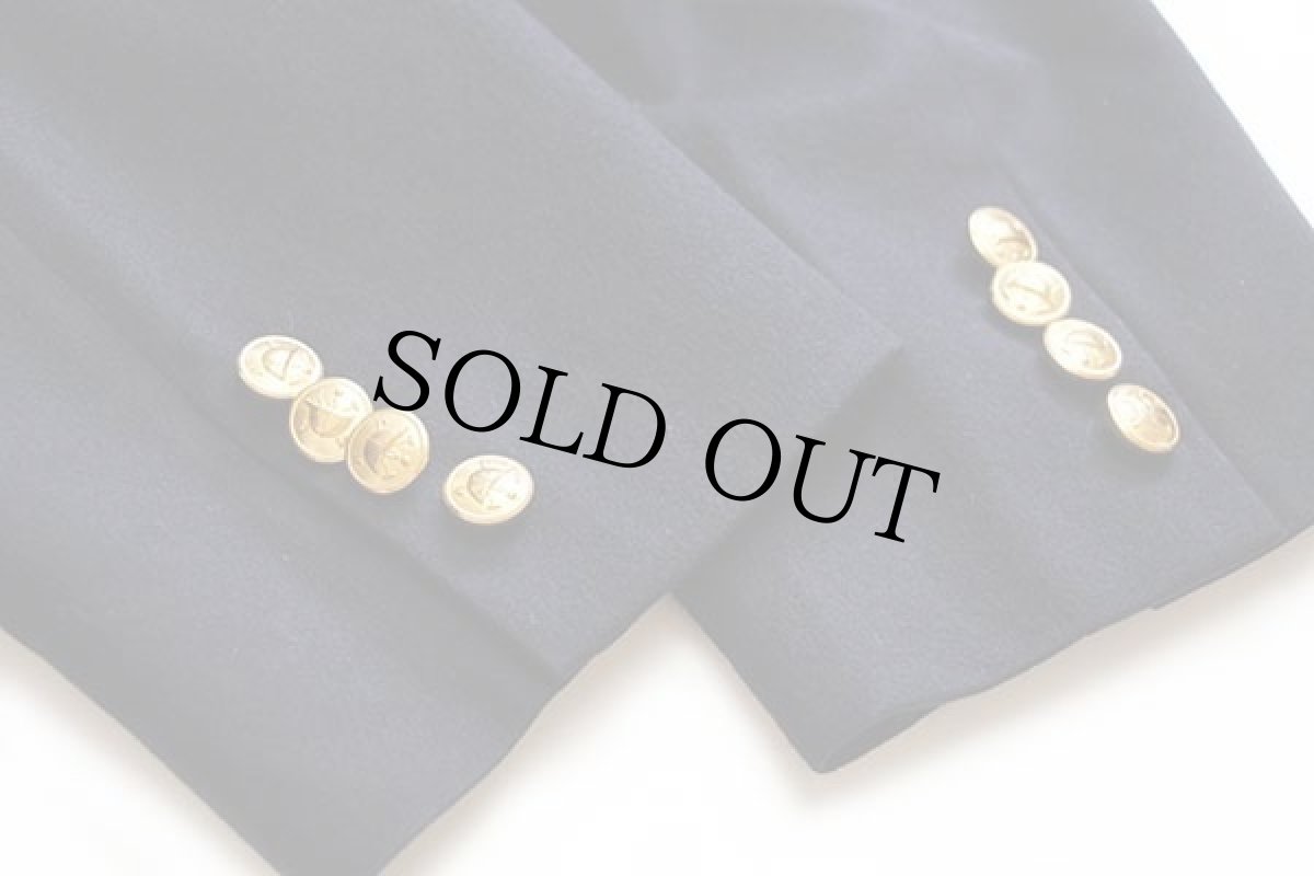 画像7: 90s スペイン製 ポロ ラルフローレン 3つボタン テーラードジャケット 紺ブレ 42★ブレザー (7)