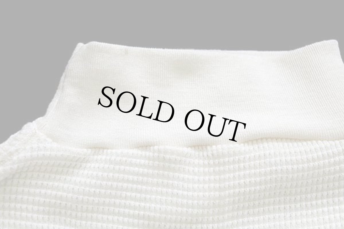 画像4: 70s 米軍 USAF CWU-44/P モックネック アラミド サーマルシャツ ナチュラル L★B (4)