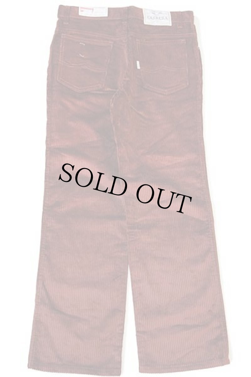 画像3: デッドストック★80s イタリア製 CARRERA 極太畝 コーデュロイパンツ バーガンディ w31 (3)