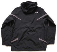 画像2: THE NORTH FACEノースフェイス HYVENT ナイロンパーカー ブラック×グレー BOY'S XL (2)