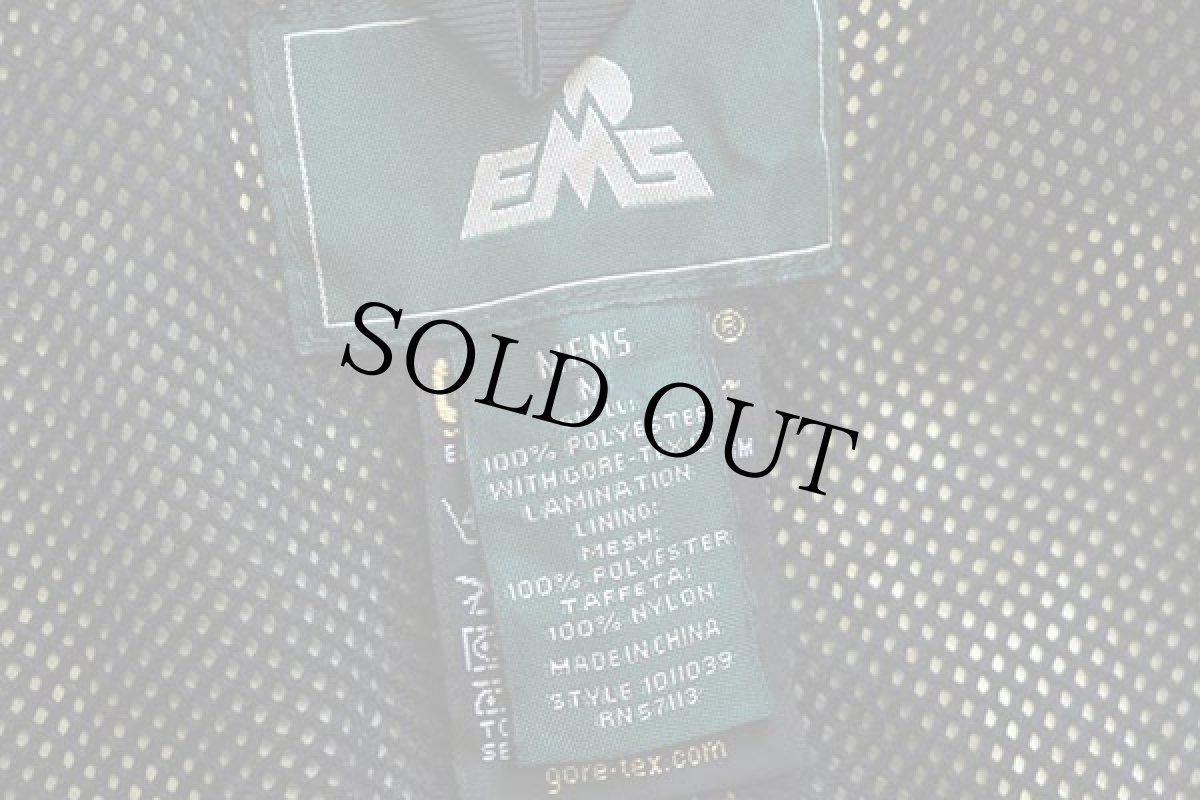 画像4: 00s EMS ワンポイント GORE-TEXゴアテックス ナイロン マウンテンパーカー 紺 M (4)