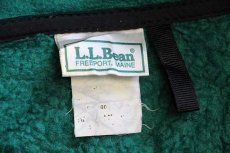 画像4: 90s L.L.Bean ALL CONDITIONS 刺繍 ライナー フリースジャケット 緑×黒 (4)