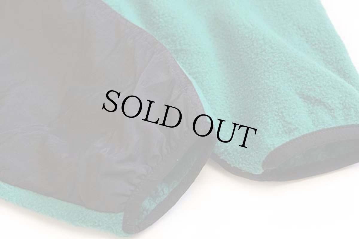 画像6: 90s L.L.Bean ALL CONDITIONS 刺繍 ライナー フリースジャケット 緑×黒 (6)