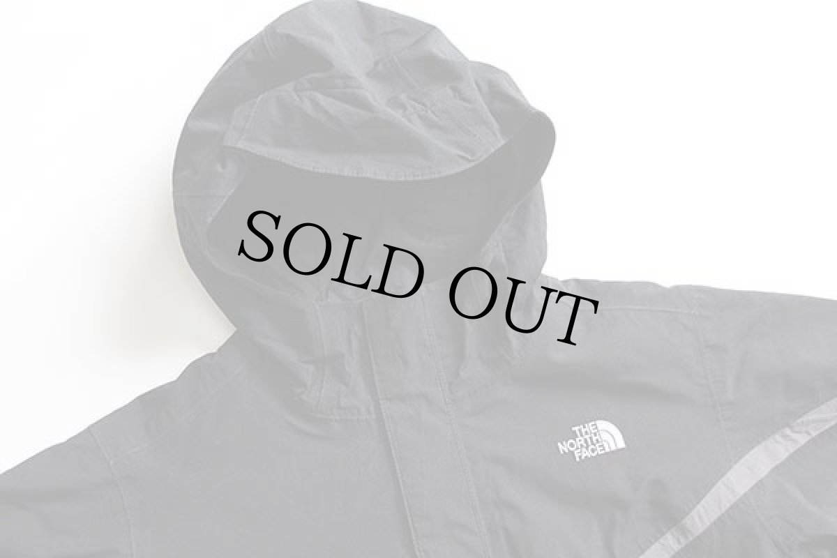 画像3: THE NORTH FACEノースフェイス HYVENT ナイロンパーカー ブラック×グレー BOY'S XL (3)