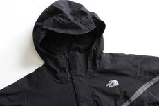 画像3: THE NORTH FACEノースフェイス HYVENT ナイロンパーカー ブラック×グレー BOY'S XL (3)