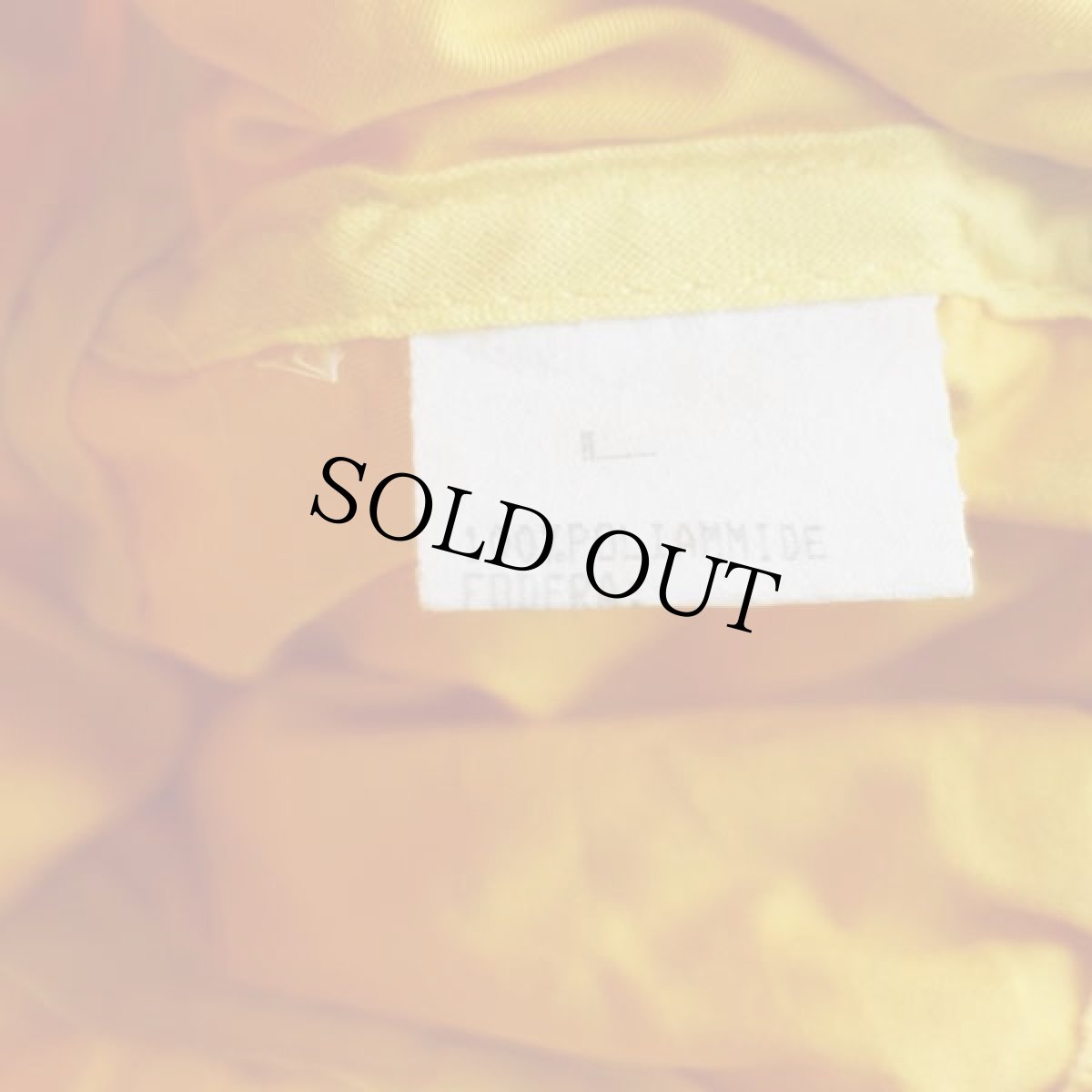 画像7: 90s PIUMINO SIBERIANO 刺繍 耳当て付き ナイロン ダウンキャップ 黄 L (7)