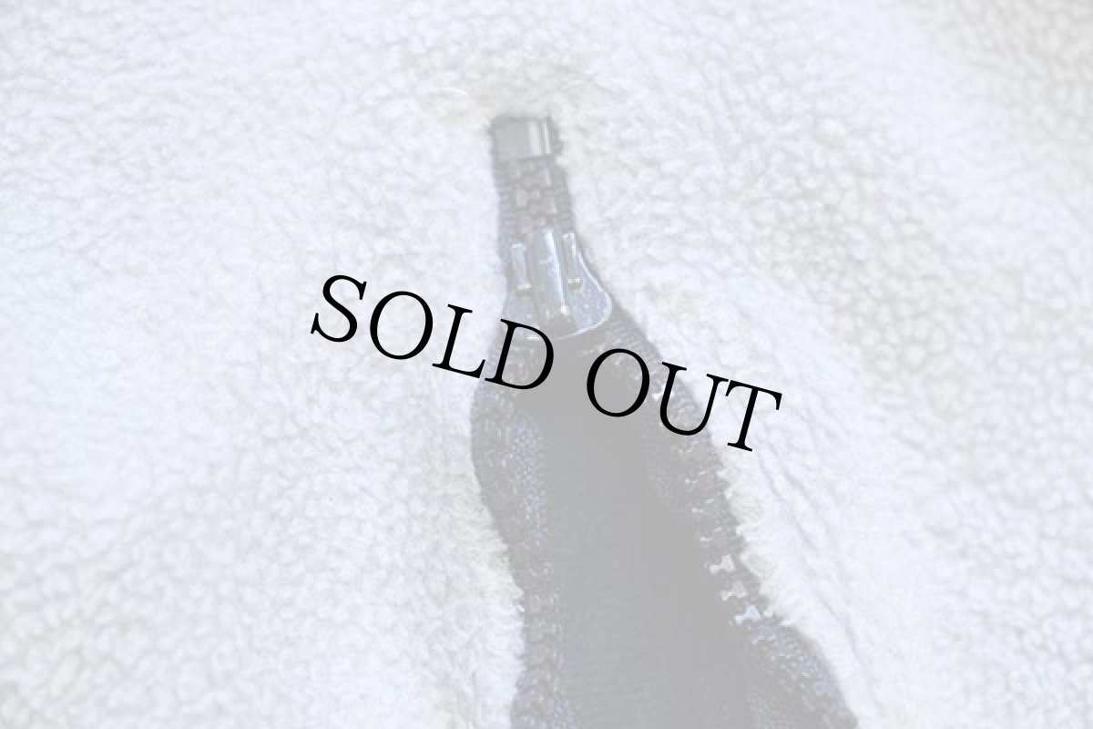 画像6: 80s USA製 patagoniaパタゴニア フルジップ フリースジャケット ライトグレー×紺 XL (6)