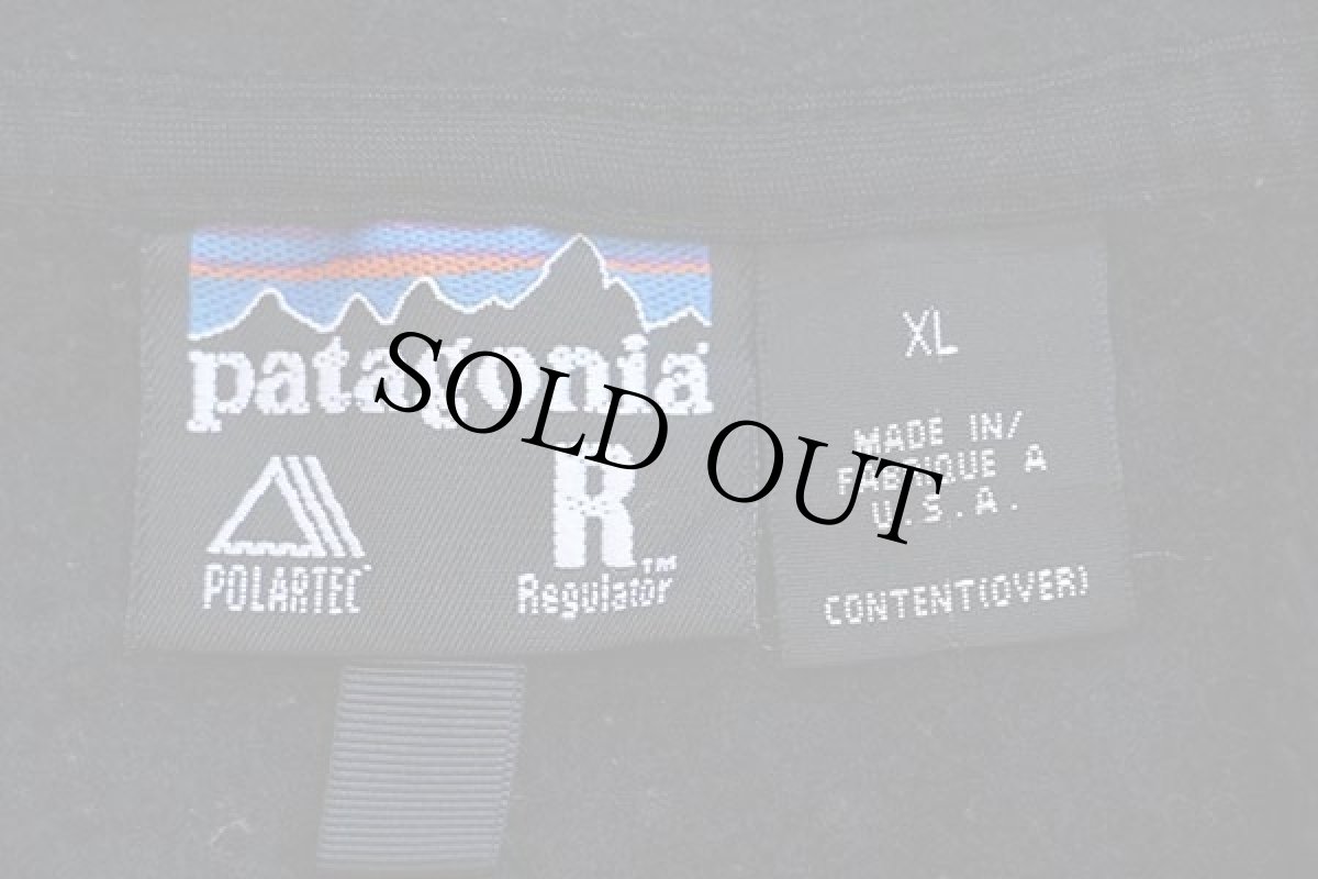 画像4: 90s USA製 patagoniaパタゴニア R2 Levitator Pullover POLARTEC フリース 黒 XL (4)