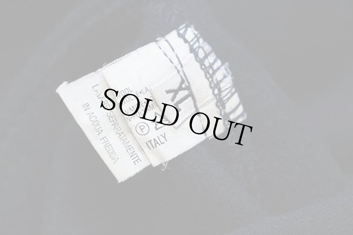 画像5: 90s イタリア製 SIXTY ARMY FORCE パッチ&マチ付き ウールシャツ 濃紺 XL (5)