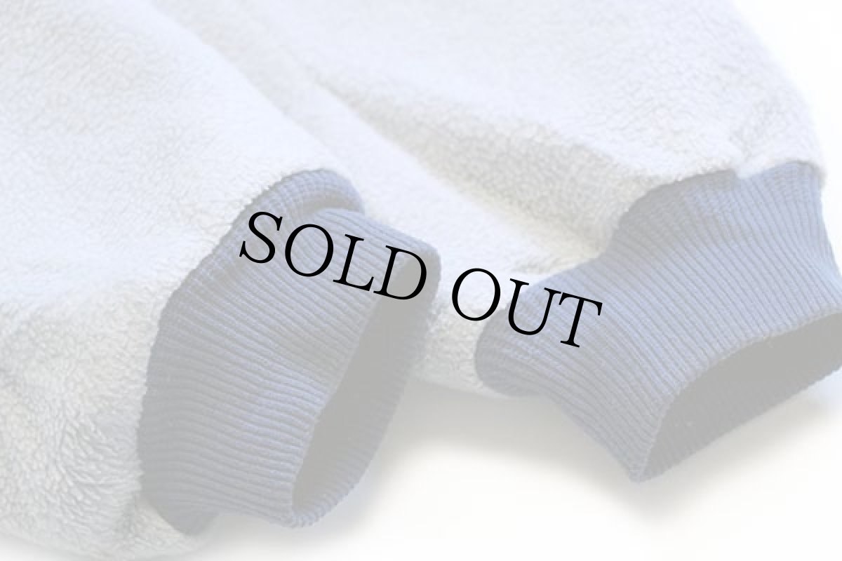 画像5: 80s USA製 patagoniaパタゴニア フルジップ フリースジャケット ライトグレー×紺 XL (5)