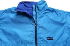 画像3: 80s カナダ製 patagoniaパタゴニア シェルドシンチラ フリースライナー ナイロンジャケット 水色 M (3)