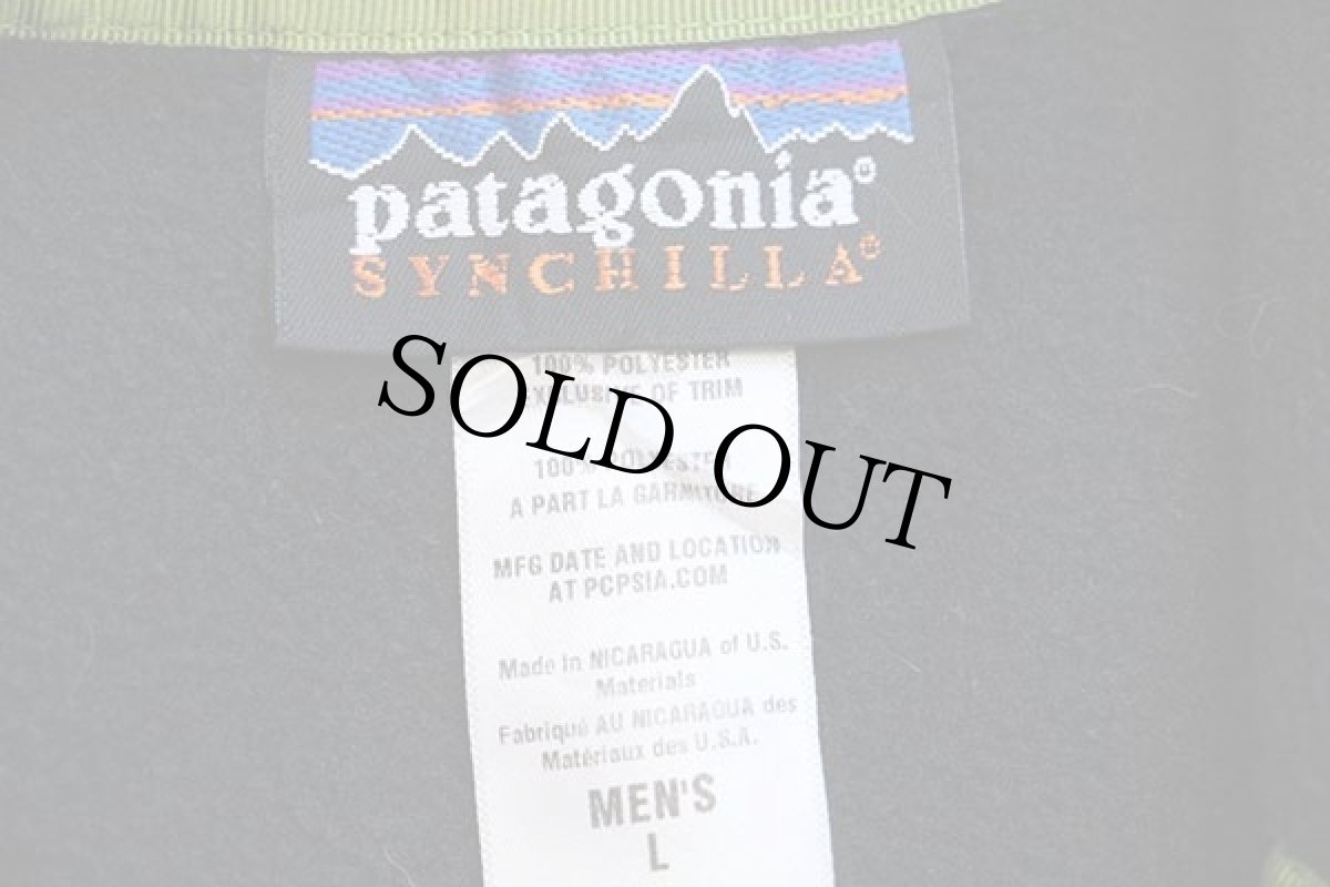 画像4: patagoniaパタゴニア シンチラ スナップT フーディー フリースパーカー黒 L (4)