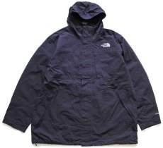 画像1: THE NORTH FACEノースフェイス HYVENT ナイロンパーカー 濃紺 XL (1)