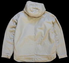 画像2: patagoniaパタゴニア フリースライナー オーガニックコットン ラインド キャンバス フーディー グレーベージュ★焚火ジャケット (2)