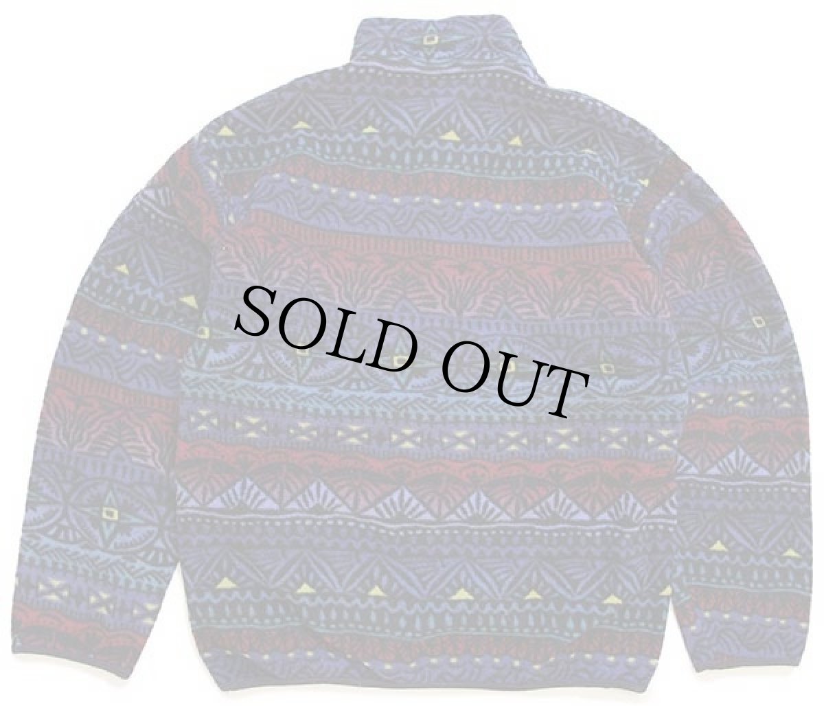 画像2: 90s USA製 patagoniaパタゴニア 総柄 シンチラ フリース スナップT S (2)