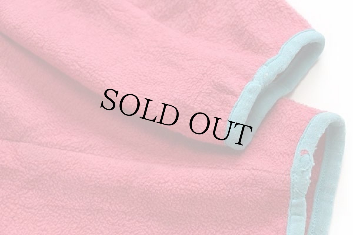 画像6: 80s USA製 patagoniaパタゴニア フリース スナップT ピンク 12 (6)