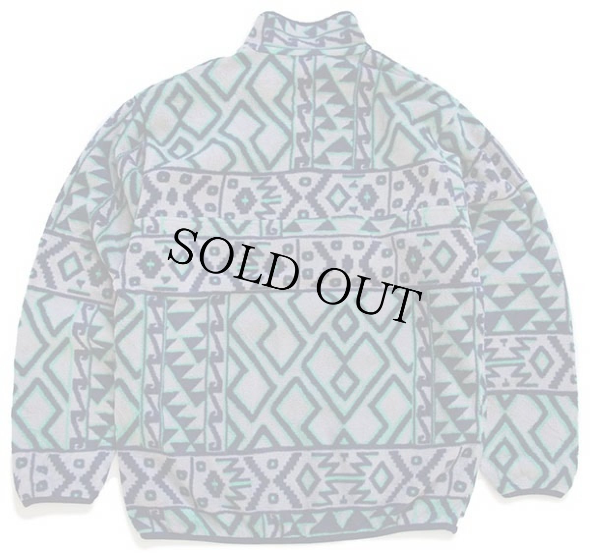 画像2: patagoniaパタゴニア 総柄 シンチラ フリース スナップT MSFG S (2)