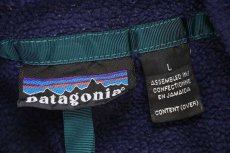 画像4: 90s patagoniaパタゴニア フリース スナップT ナス紺 L (4)