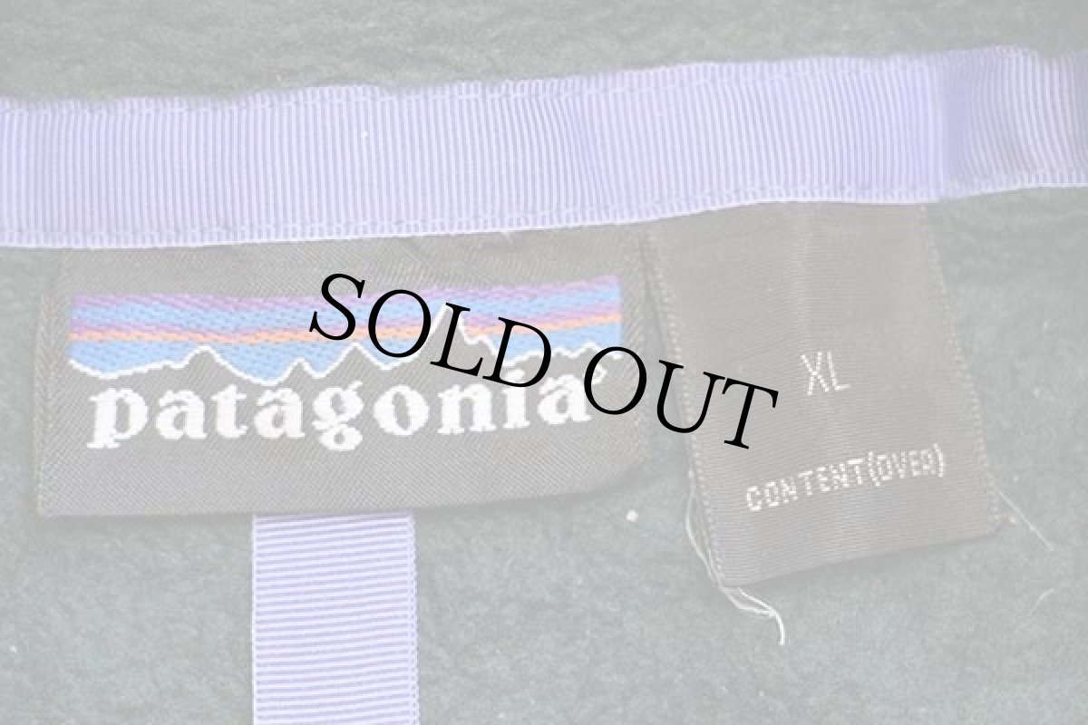 画像4: 00s patagoniaパタゴニア フリース スナップT 深緑 XL (4)