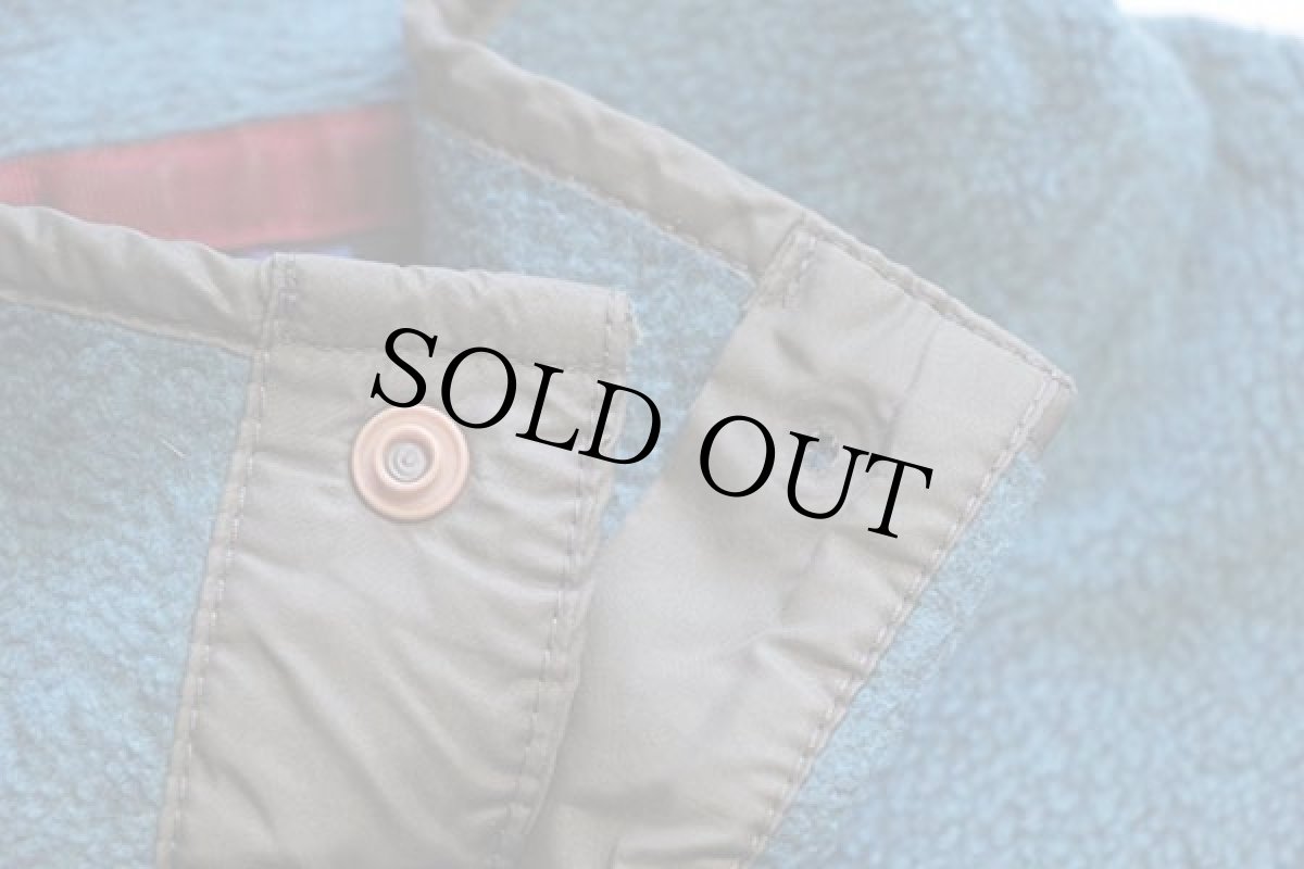 画像7: 90s USA製 patagoniaパタゴニア シンチラ フリース スナップT ダークティール M (7)