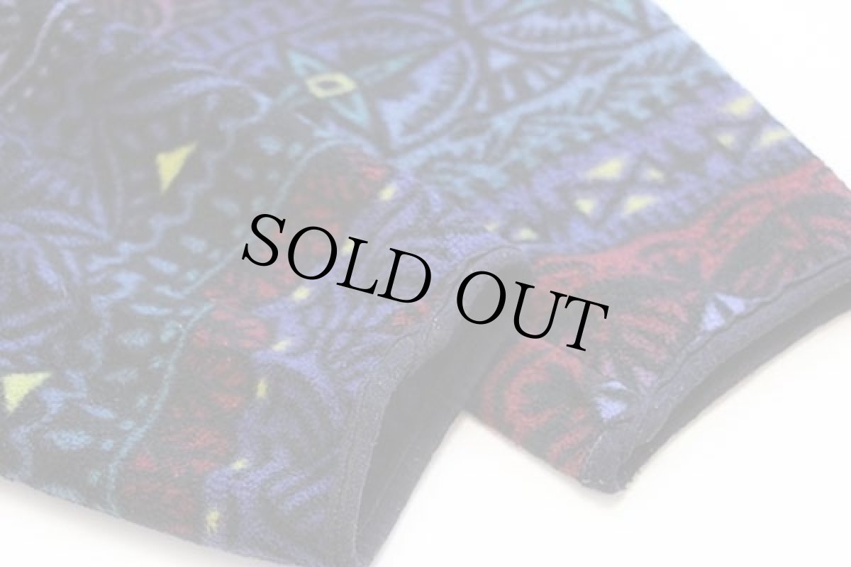 画像6: 90s USA製 patagoniaパタゴニア 総柄 シンチラ フリース スナップT S (6)