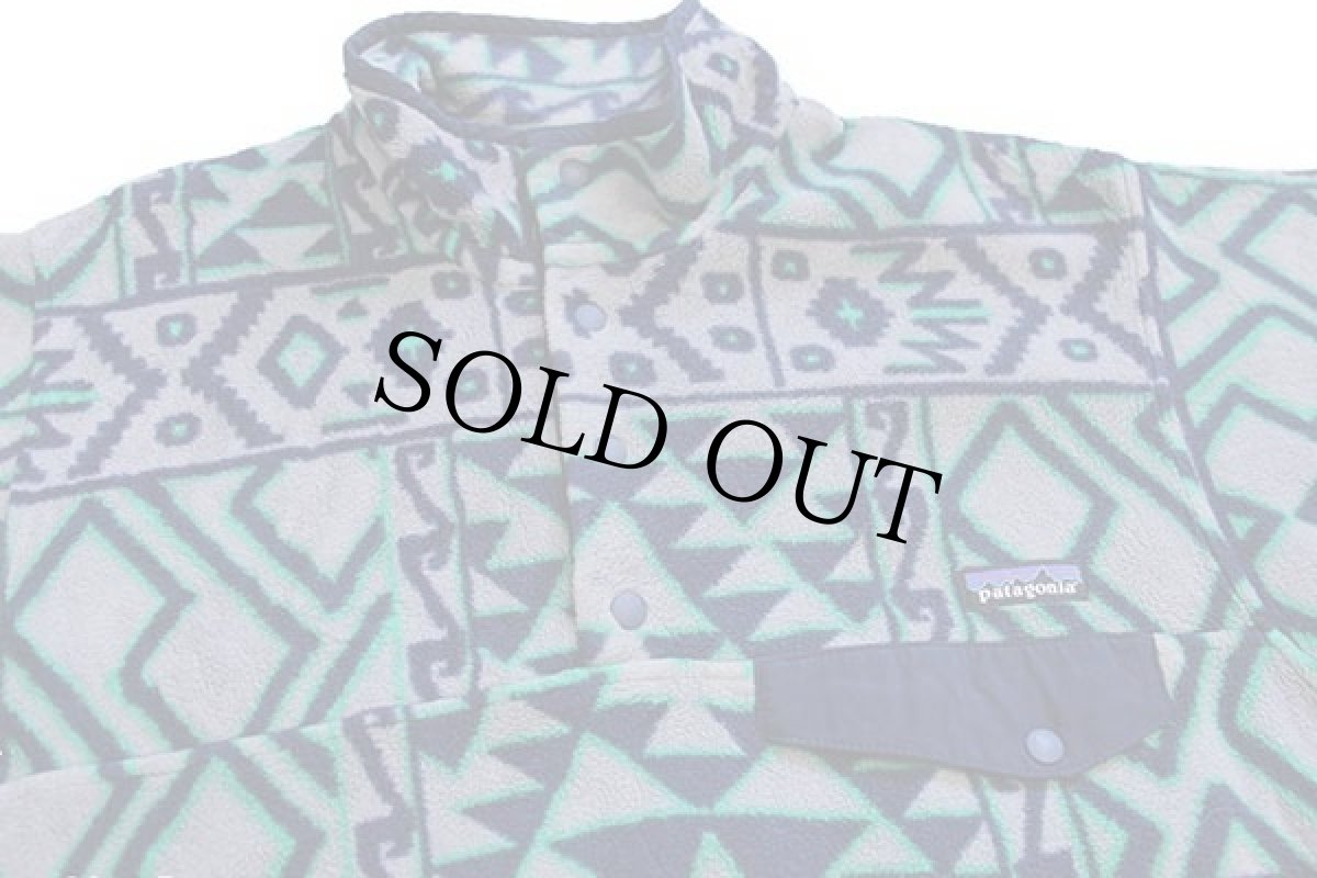 画像3: patagoniaパタゴニア 総柄 シンチラ フリース スナップT MSFG S (3)