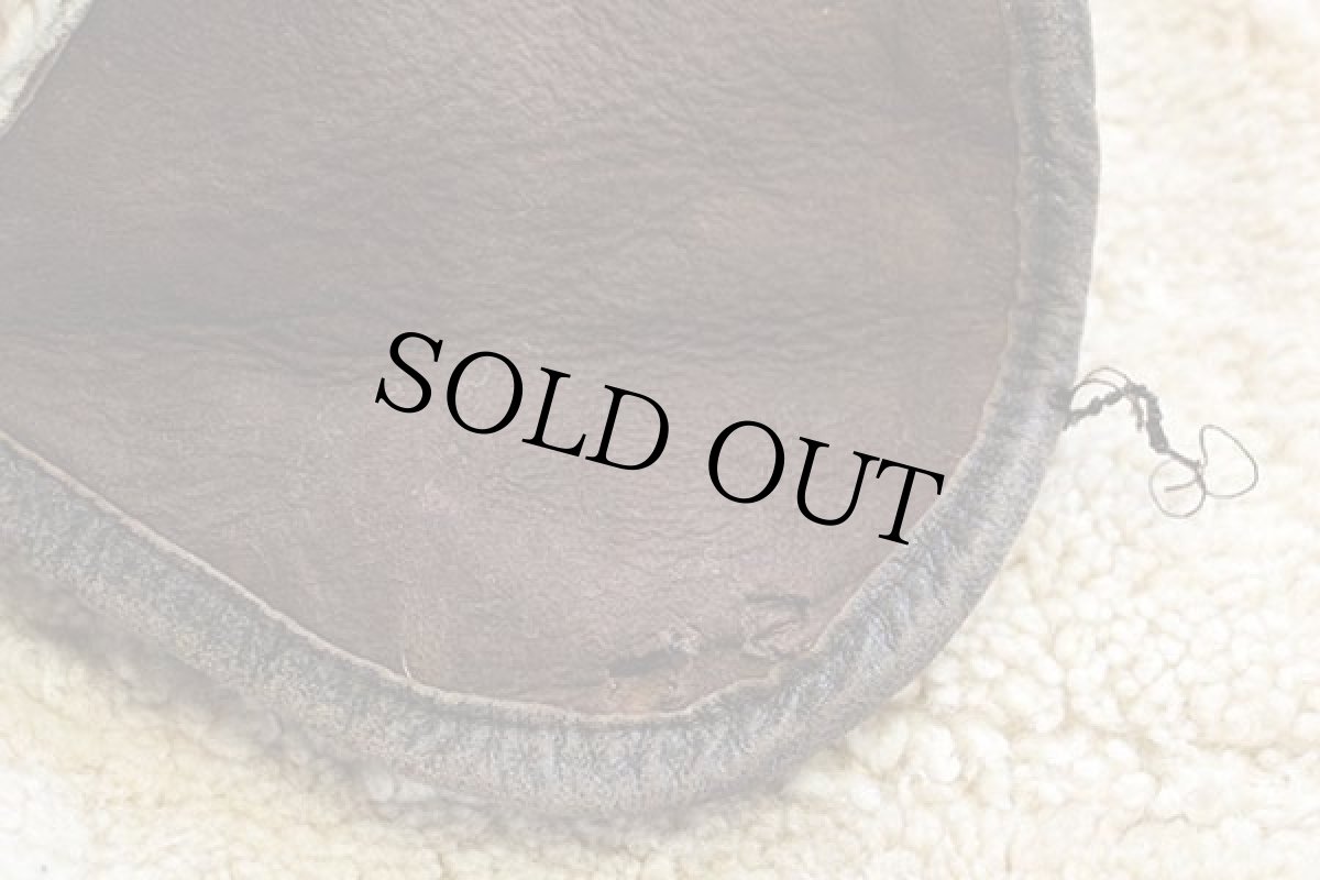 画像7: 80s AVIATION B-3タイプ ムートン フライトジャケット 焦げ茶 50 (7)