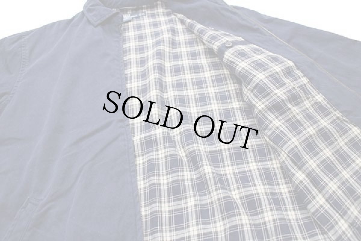 画像4: ポロ ラルフローレン ワンポイント チンスト付き タータンチェックライナー コットンジャケット 紺 LT (4)