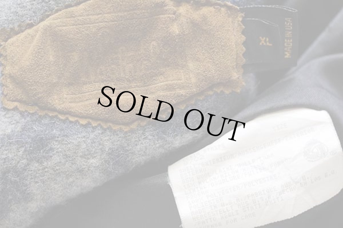 画像4: 90s USA製 Woolrichウールリッチ フォークロア柄 ウール ブランケット ジャケット XL (4)