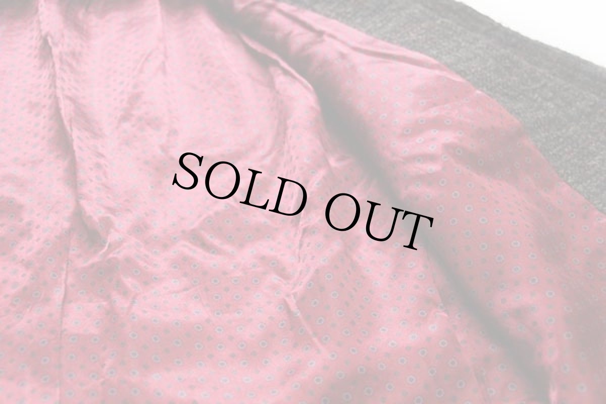 画像6: 80s Powell チェック 3つボタン ウール パイル テーラードジャケット 48 (6)