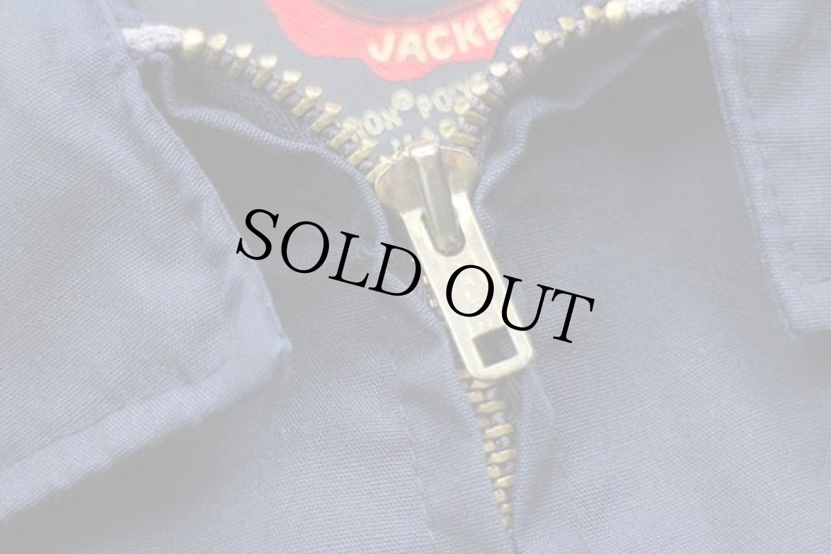 画像5: 70s USA製 CAMPUS ジャケット 紺 M (5)