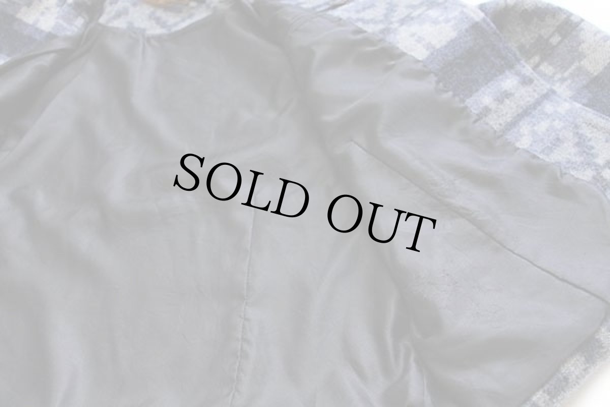 画像5: 90s USA製 Woolrichウールリッチ フォークロア柄 ウール ブランケット ジャケット XL (5)