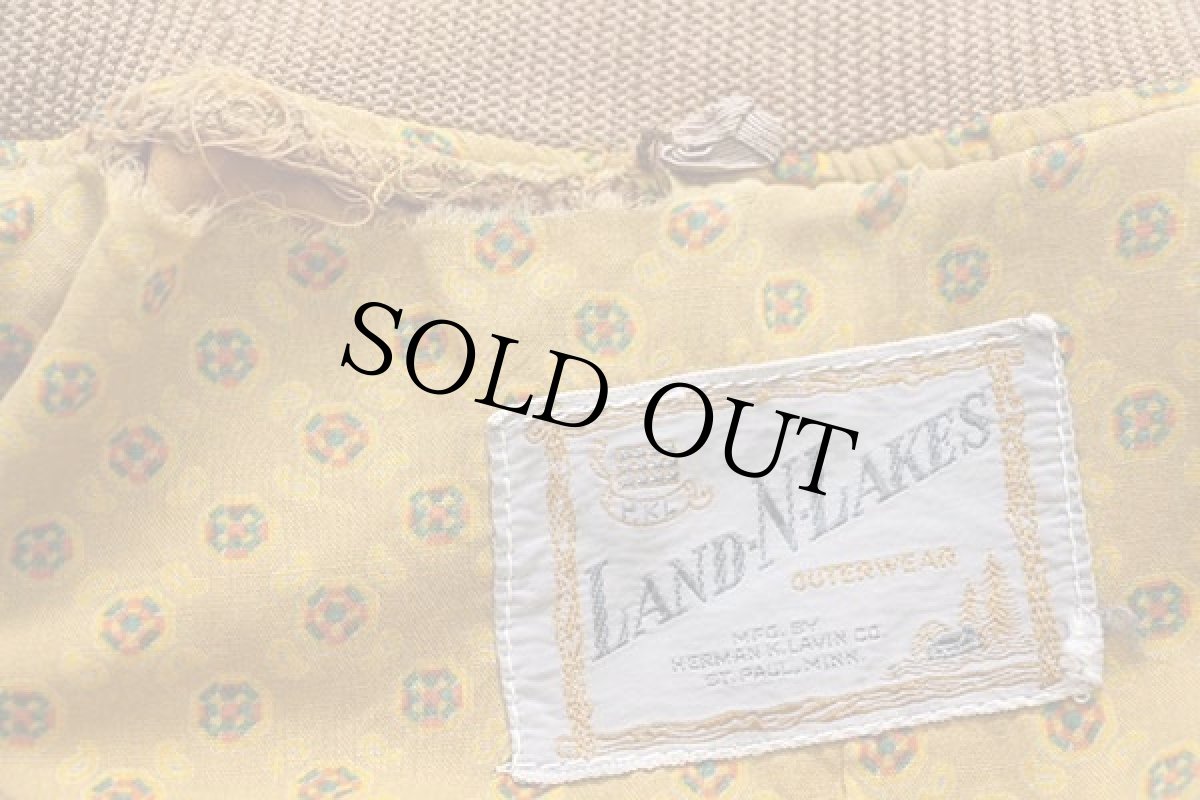 画像4: 60s LAND-N-LAKES ダービージャケット 黄土色 (4)