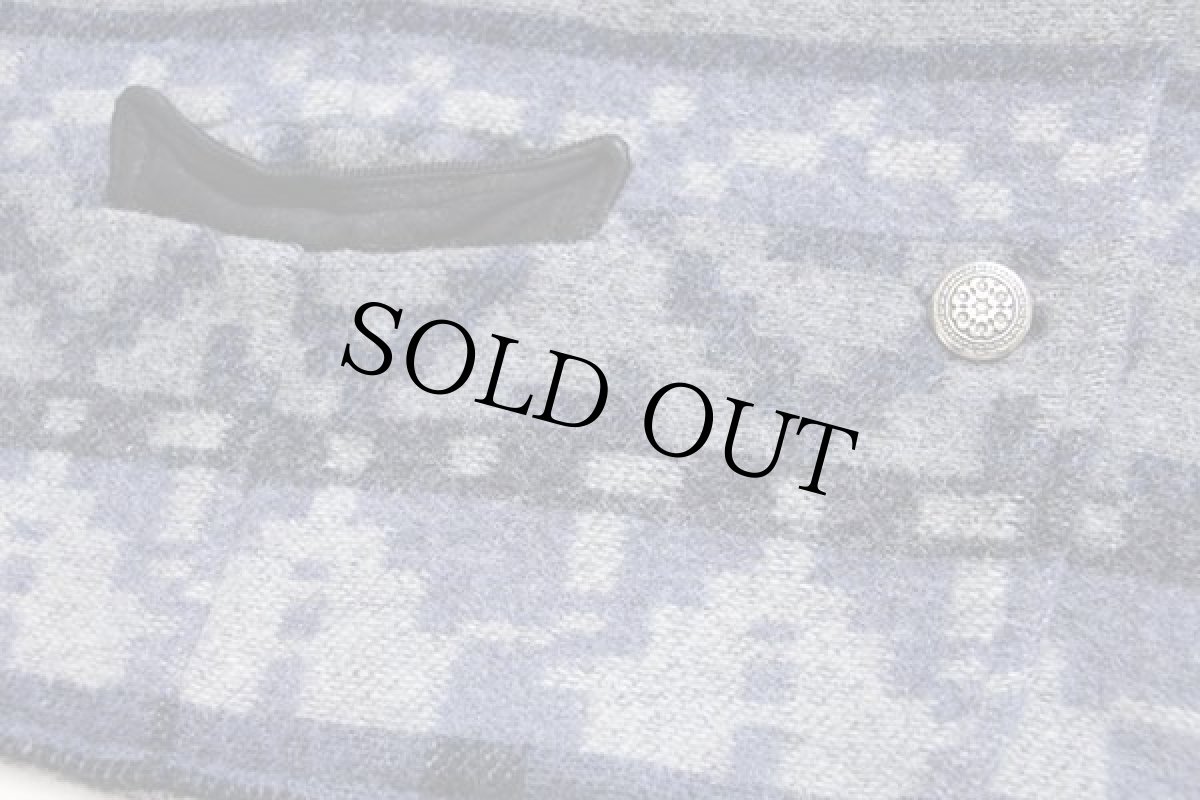 画像6: 90s USA製 Woolrichウールリッチ フォークロア柄 ウール ブランケット ジャケット XL (6)