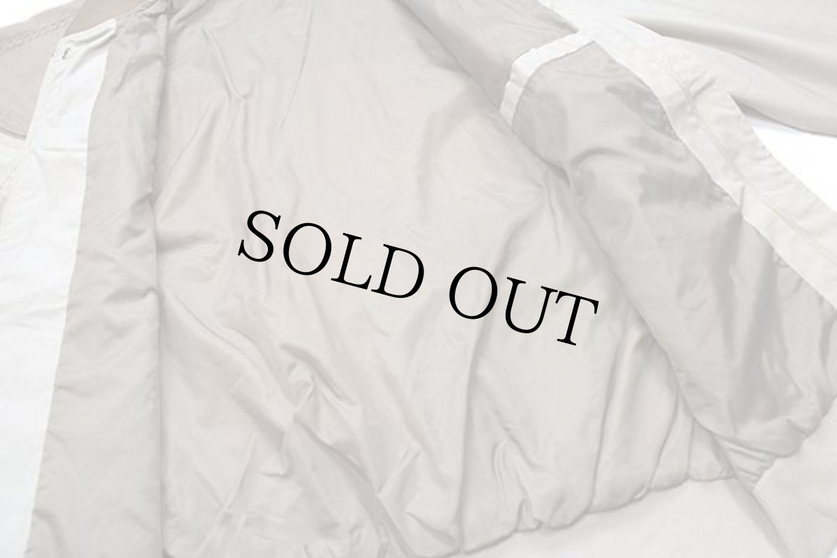 画像5: 90s BLAIR ツートン 切り替え ダービージャケット ブラウンベージュ×ベージュ L-RG (5)