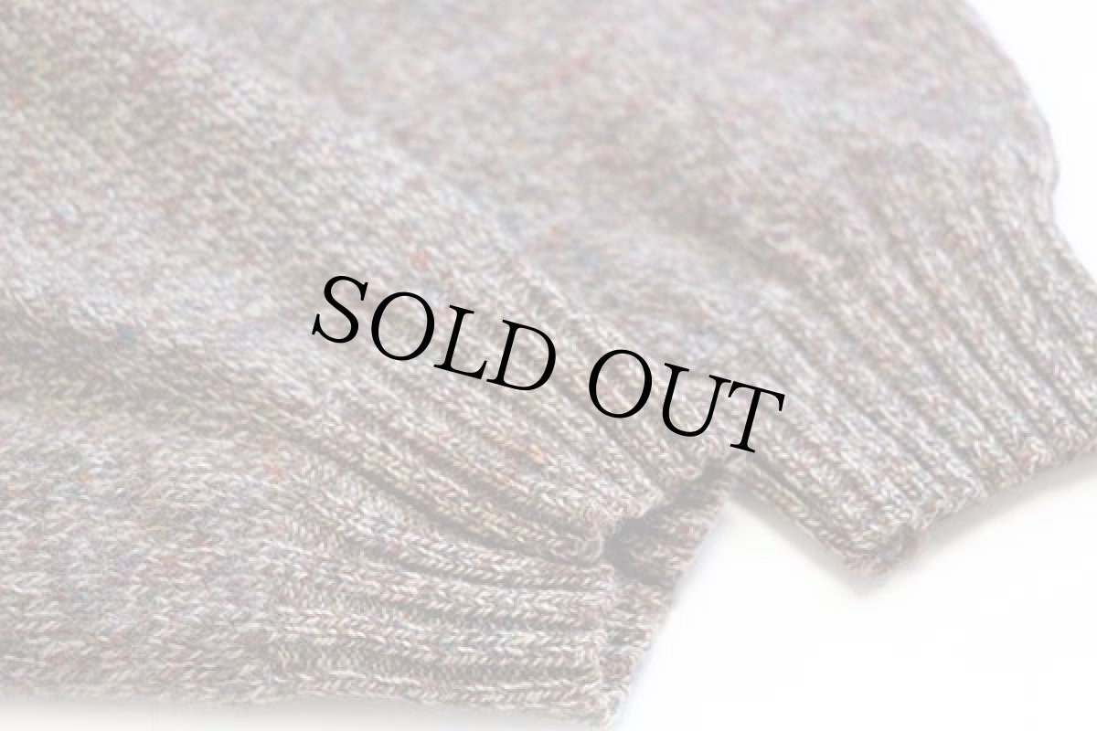 画像6: 80s イタリア製 UNKNOWN アーガイル柄 ウールニット カーディガン ミックス L (6)