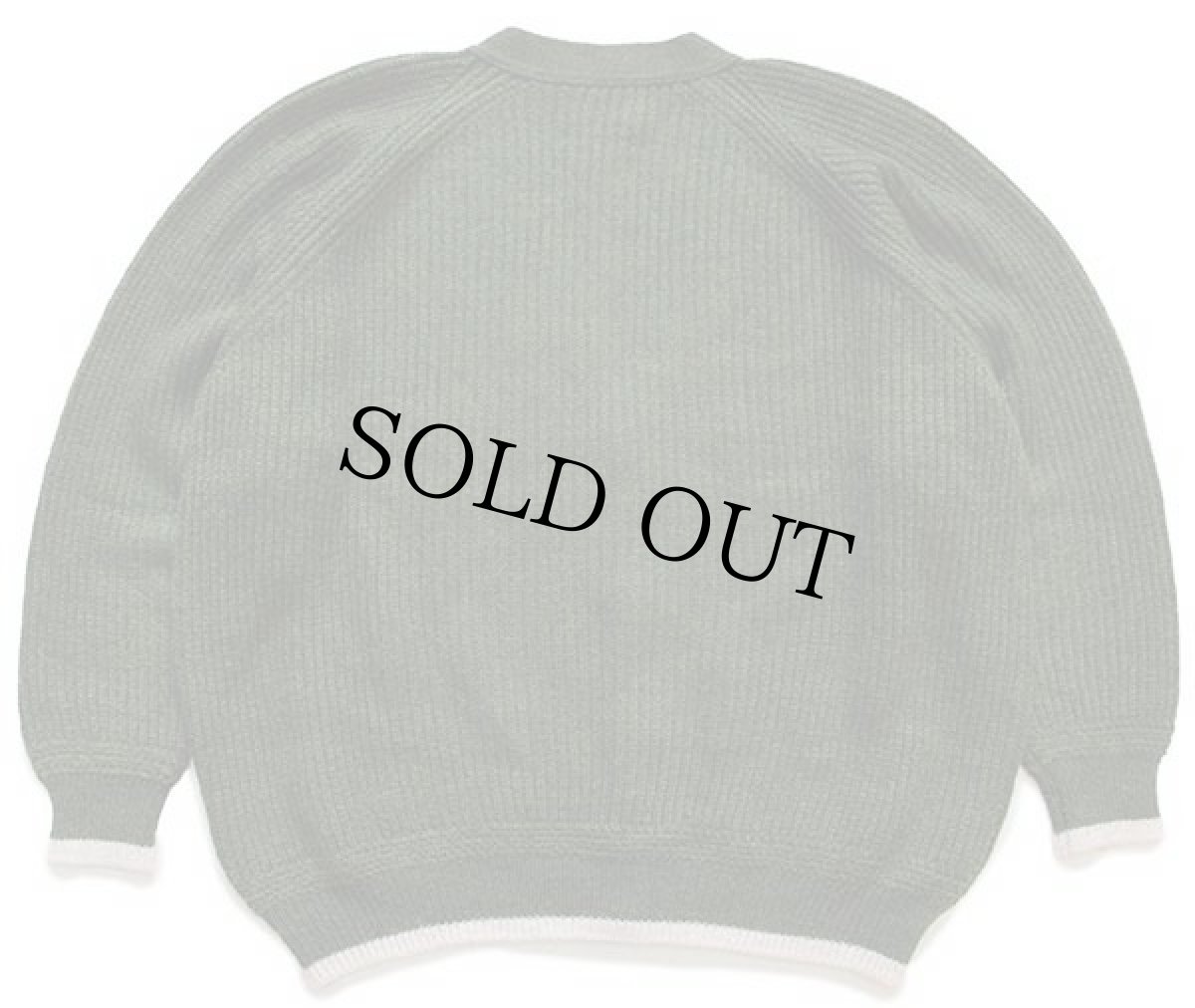 画像2: 90s イタリア製 Levi'sリーバイス ロゴ刺繍 ローゲージ アルパカ×ウール×アクリルニット カーディガン 緑 L★A ユーロ (2)