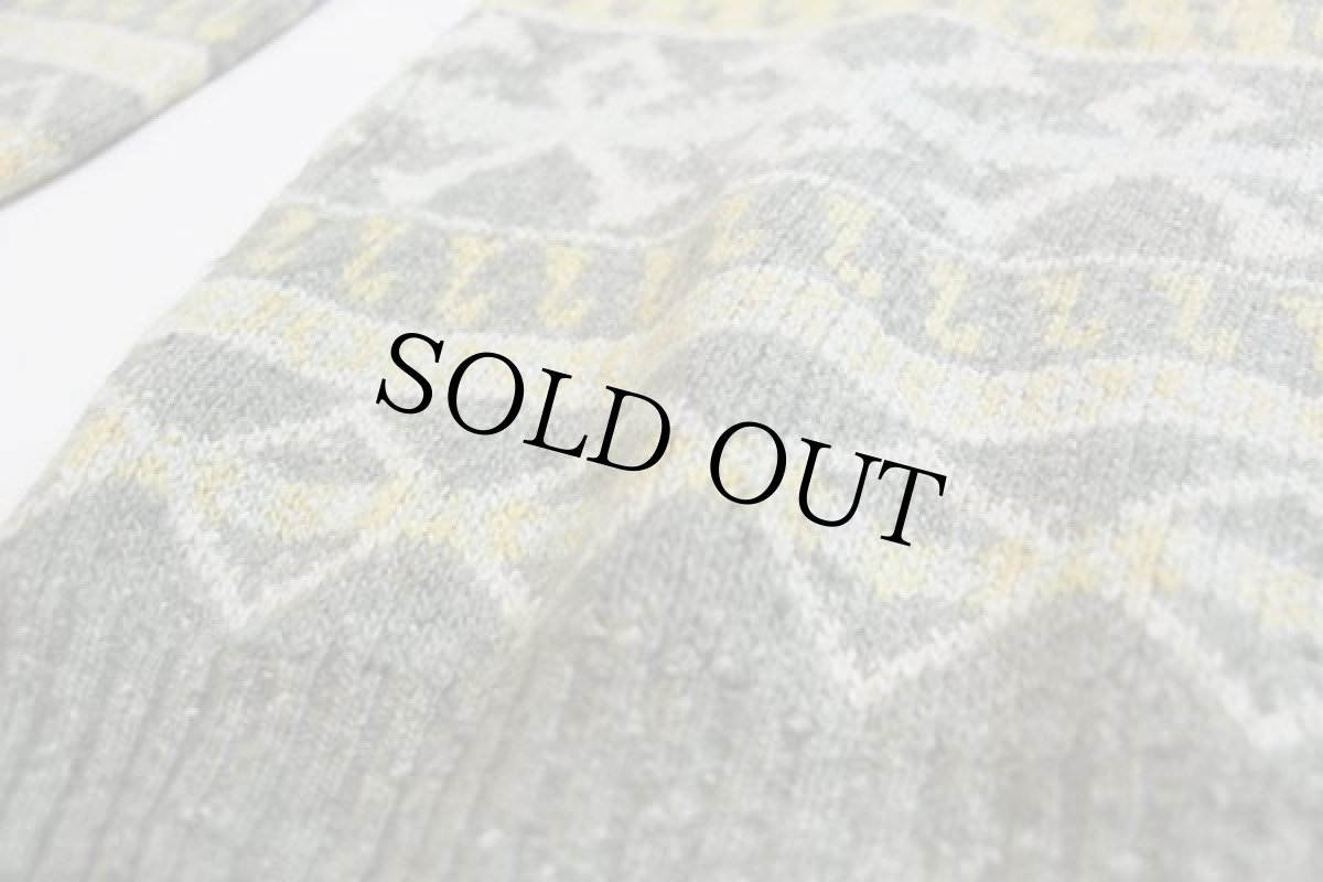 画像5: 90s イタリア製 J.C.TWIDD ノルディック柄 ウールニット セーター 50 (5)