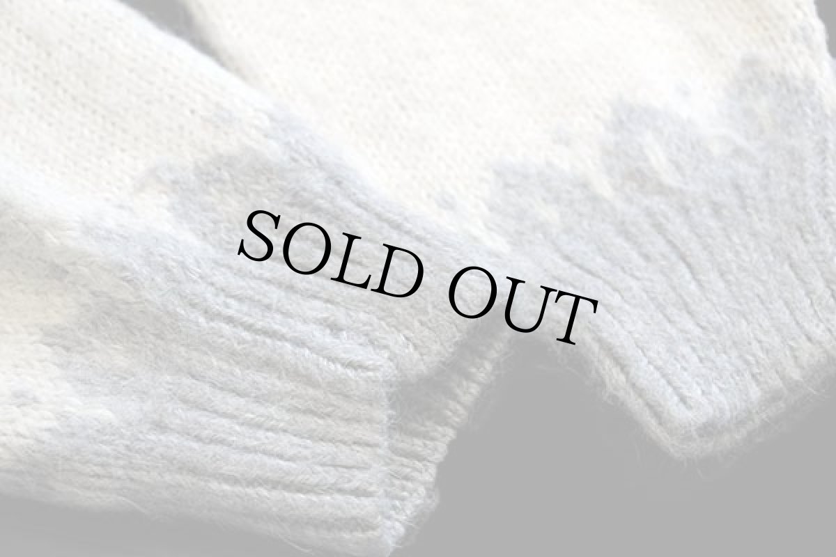 画像6: ペルー製 ノルディック柄 アルパカ ハンドニット カーディガン (6)