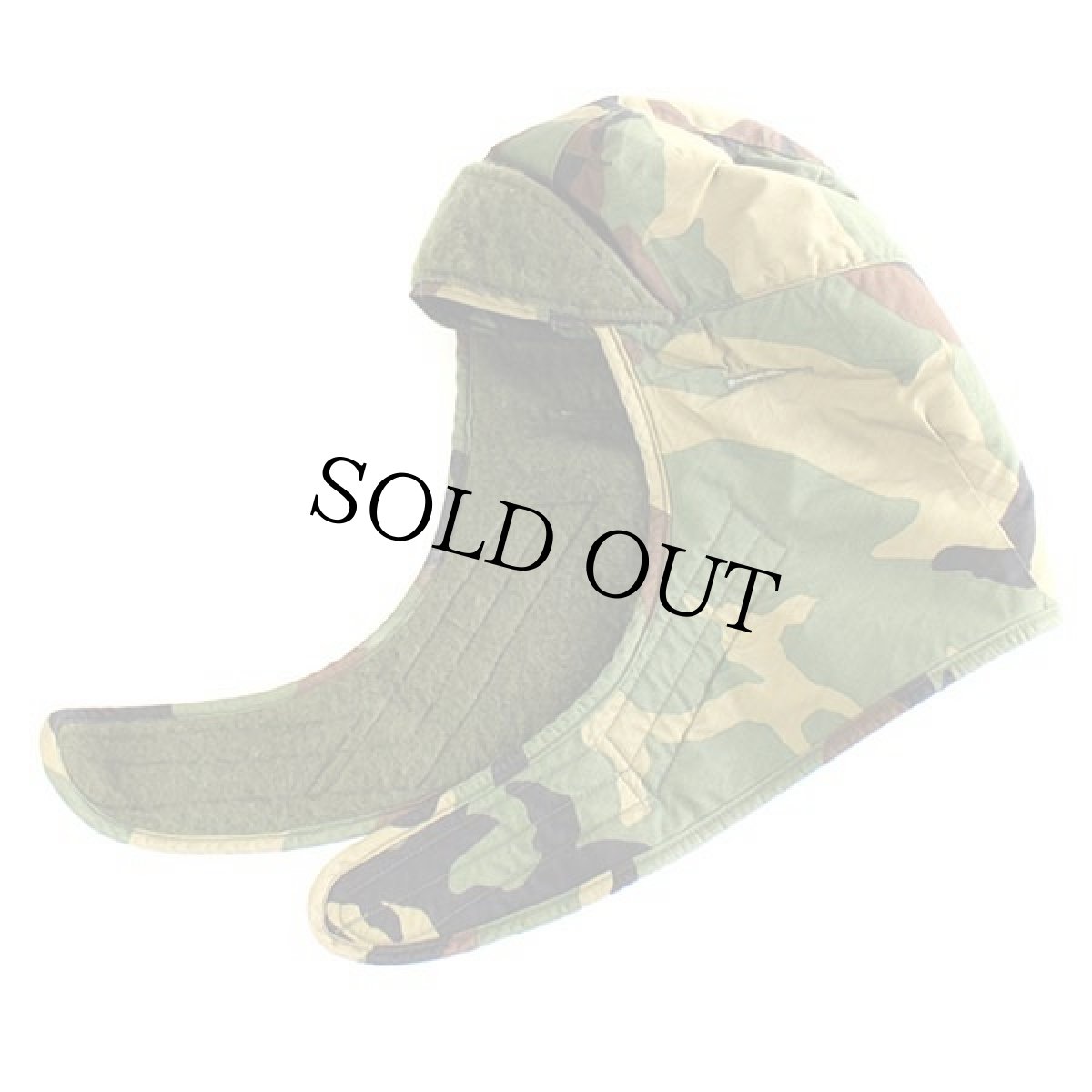 画像2: 90s 米軍 U.S.ARMY ウッドランドカモ ヘルメットライナー キャップ 7 1/4 (2)